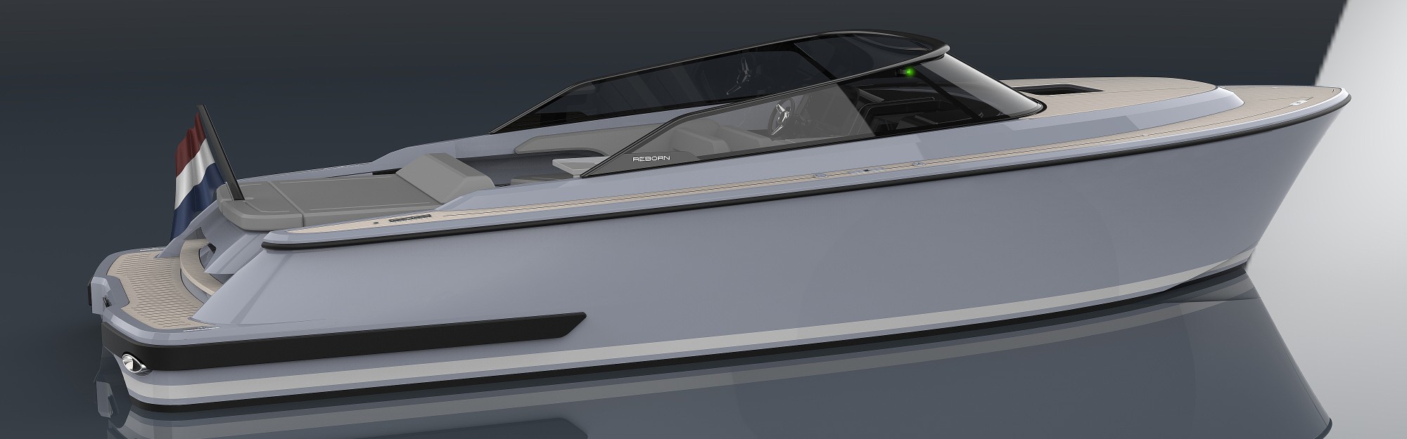 Reborn 34 Cabin | Arctic Grey | Reborn Yachts