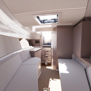 Interior Reborn Yachts - Reborn 34 Cabin1
